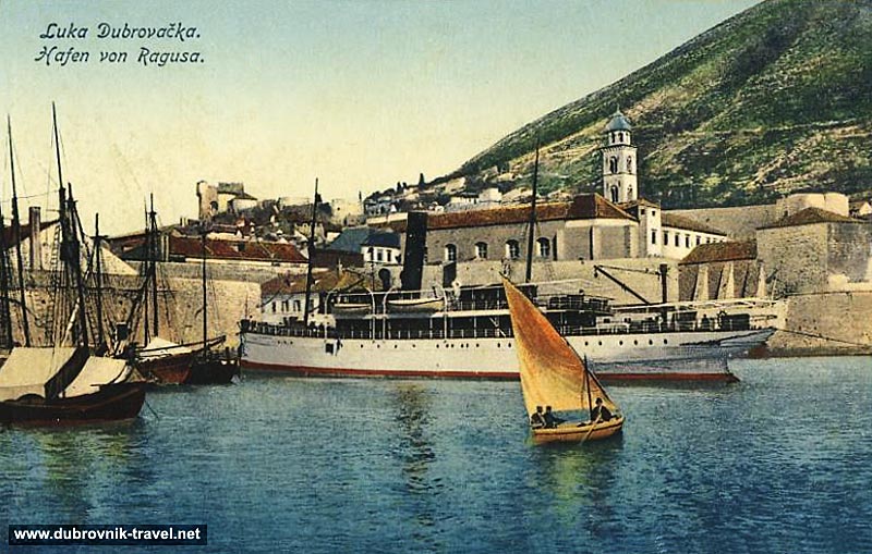 Old Port dubrovnik in cca 1900s