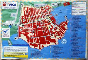 Dubrovnik Old Town Map