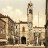 Stradun, Orlando’s Column, Sponza Palace and Clock Tower – Dubrovnik