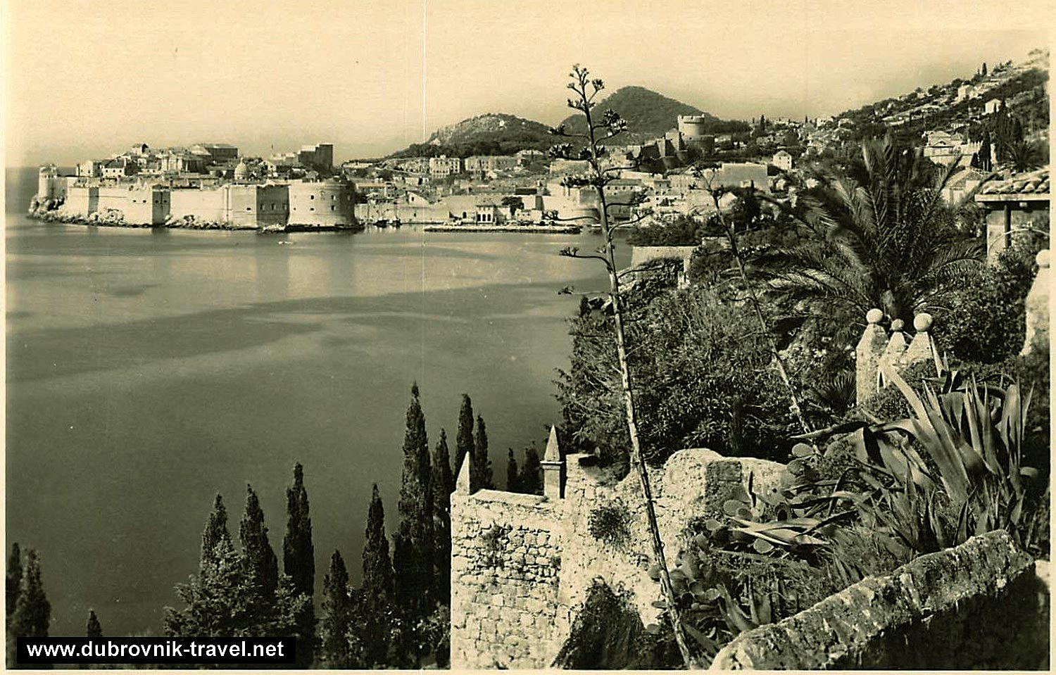 Panorama of Old Town of Dubrovnik (1928)