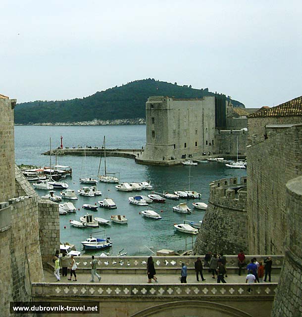 Views from Dubrovnik Old Town - Sveti Ivan Tower in Dubrovnik