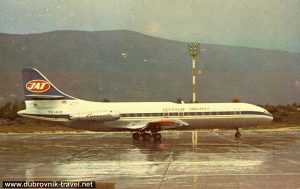 Caravelle in Dubrovnik Airport (1970s)