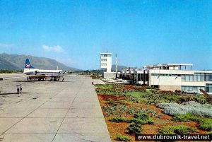 Panorama of the airport from 1970s