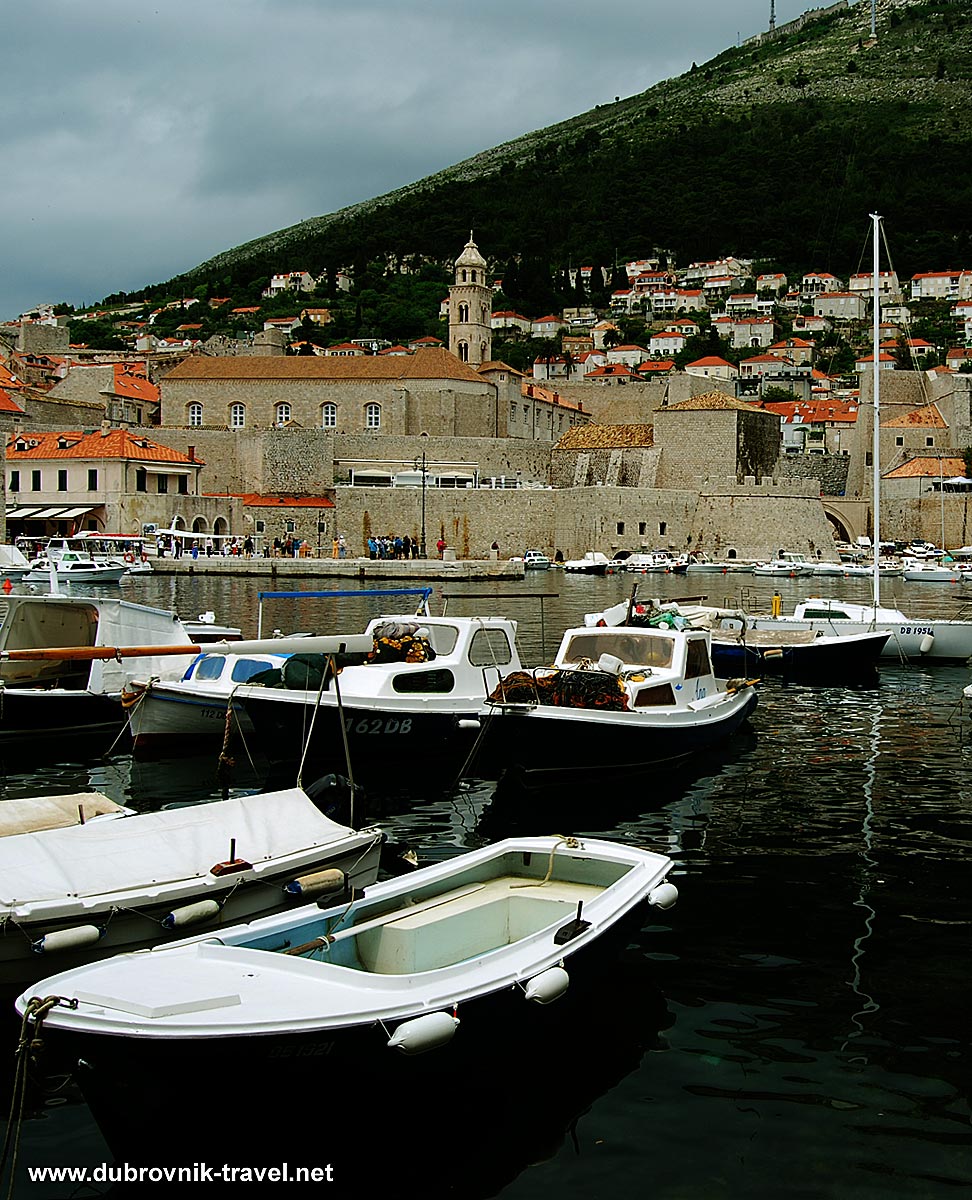 Views over Harbour to Dominican Monastery , Dubrovnik