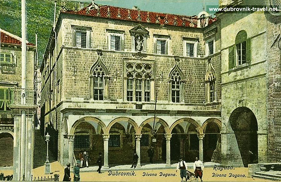 Facade of Sponza Palace - Dubrovnik