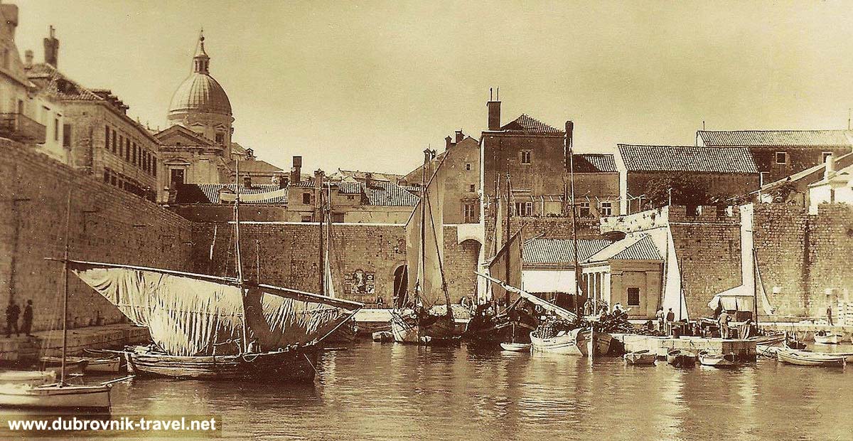 Old Port of Dubrovnik in 1920s