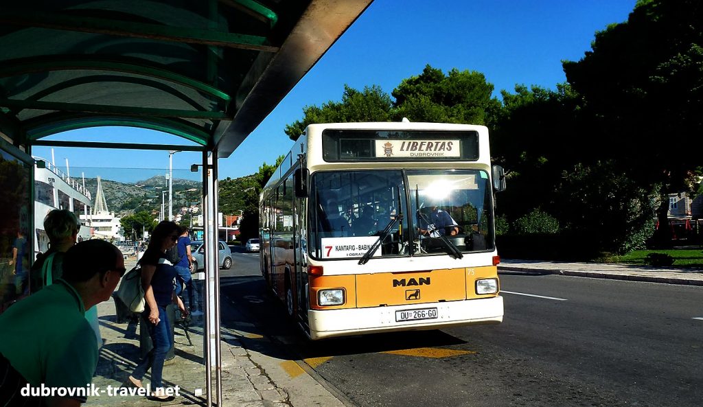 local bus stop in the vicinity of the cruise port