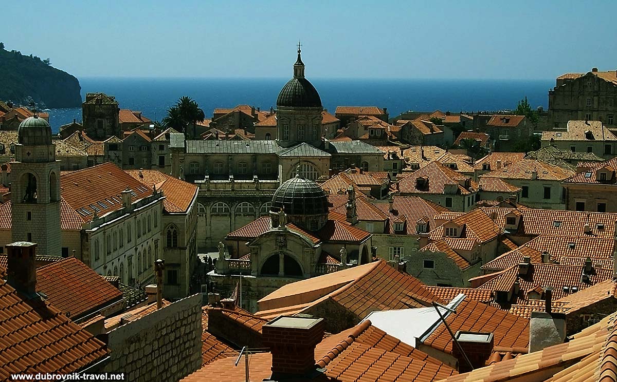 The dome of Dubrovnik cathedral