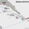 Dubrovnik Ferry Map