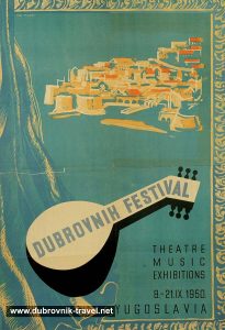 Dubrovnik Festival Poster (1950)
