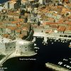 East side of Dubrovnik walls with Sveti Ivan, Sveti Spasitelj, Sveti Stjepan and Sveta Margarita Fortresses